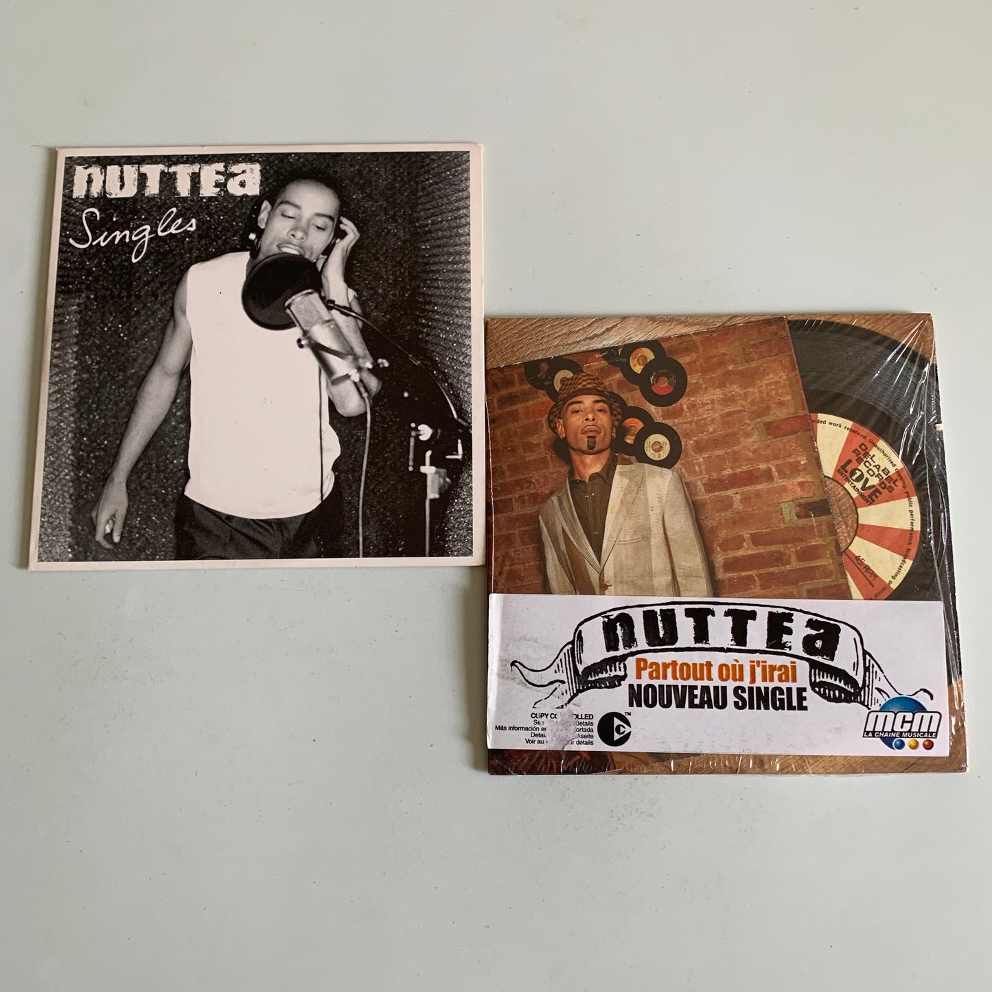 Lot CD - Nuttea - Singles - Partout Où J'irai - Single Occasion