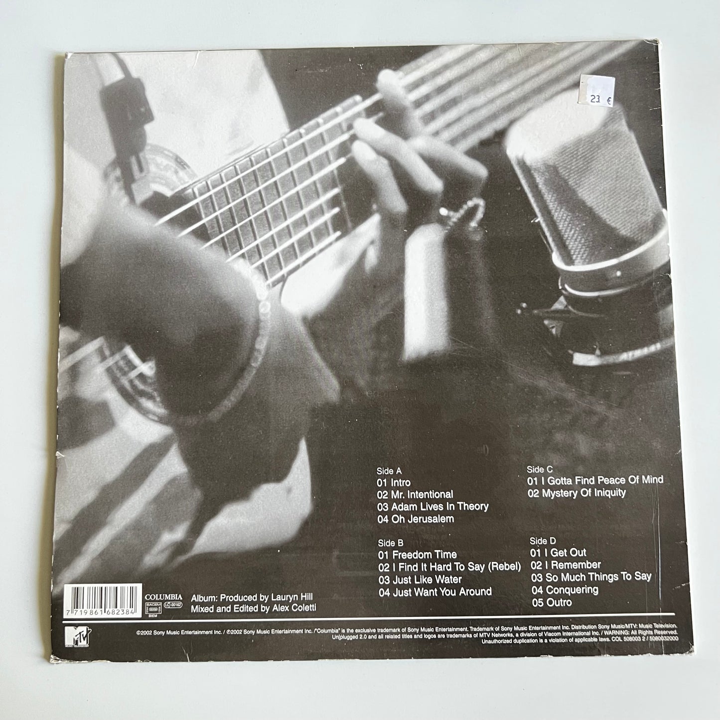 Lauryn Hill - MTV Unplugged 2.0 - Double LP OG 2002