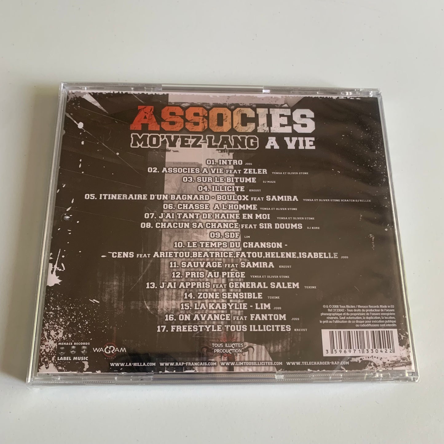 Mo'Vez Lang - Associés A Vie - 2008 Neuf sous Blister