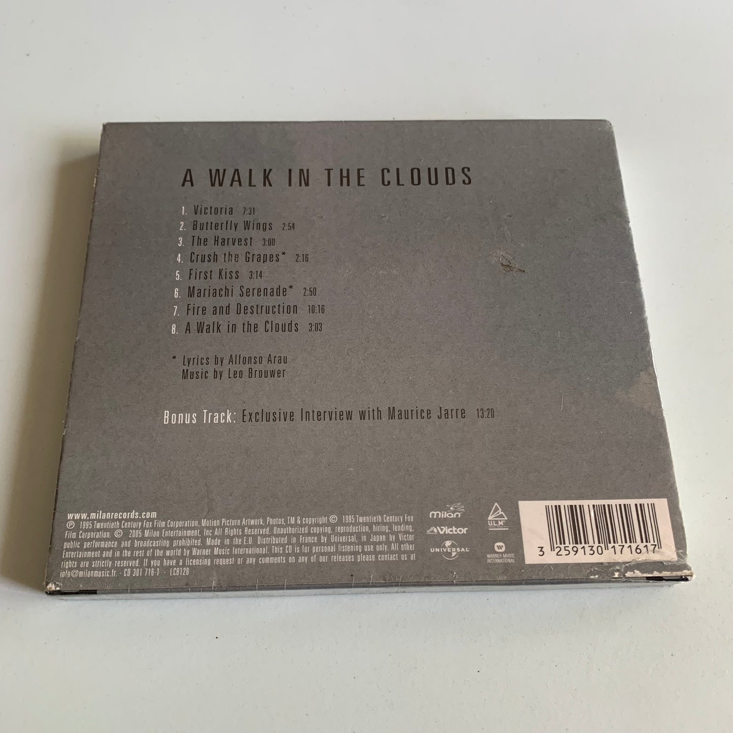 Maurice Jarre - A Walk In The Clouds - Silver Screen Edition - 2005 Neuf sous Blister