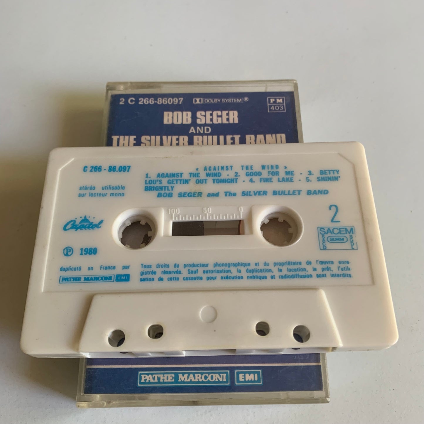 Bob Seger - Against The Wind - 1980 Occasion