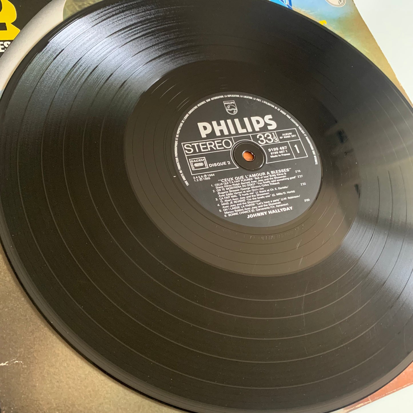 Johnny Hallyday - Ceux Que L’Amour A Blessés - Double LP 1980 Occasion