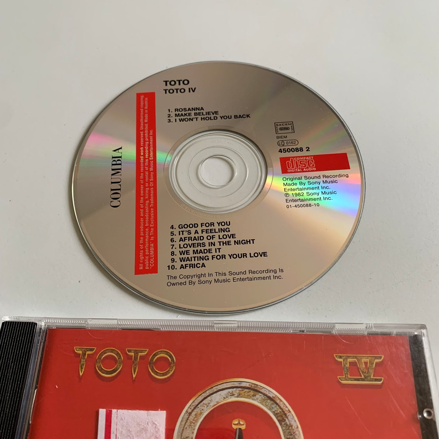 CD - Toto - Toto IV Occasion
