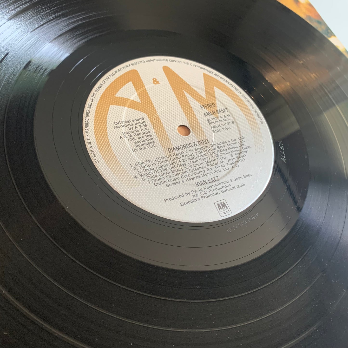 Joan Baez - Diamonds & Rust - LP 1975 Occasion