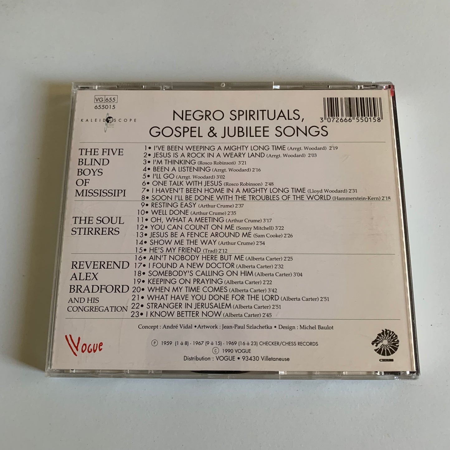 CD - Negro Spirituals Gospel & Jubilee Songs - 1990 Occasion