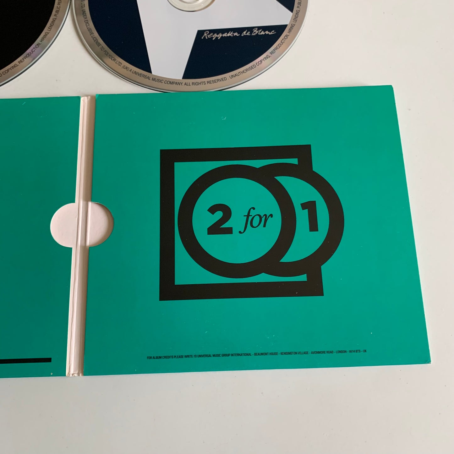 CD - The Police - Outlandos D'Amour + Reggatta De Blanc - 2009 Occasion