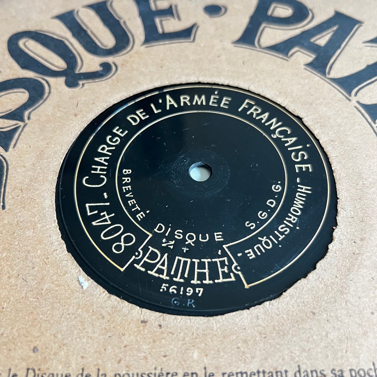 Disque Pathé - Défilé De La Garde Républicaine / Charge De L'armée Française - 29cm