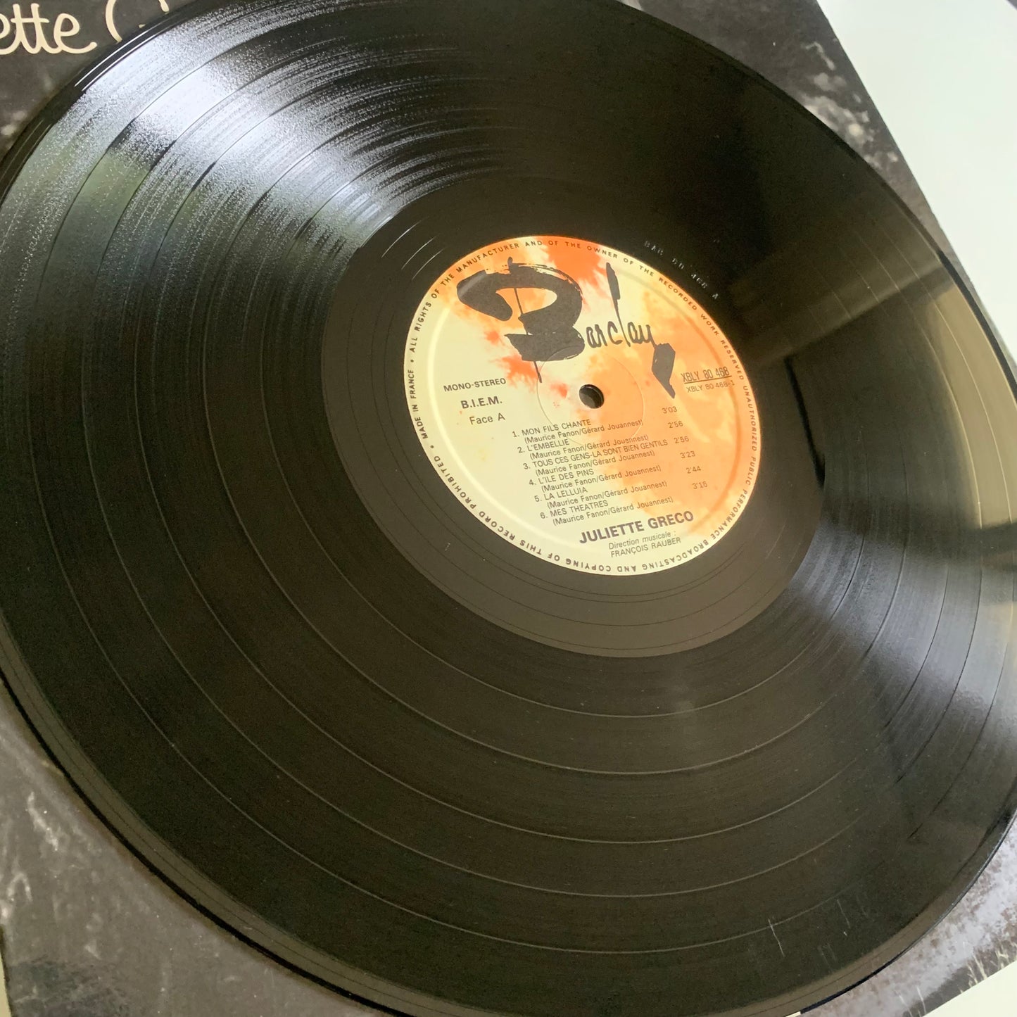 Juliette Greco - Dédicacé - LP 1972 Occasion
