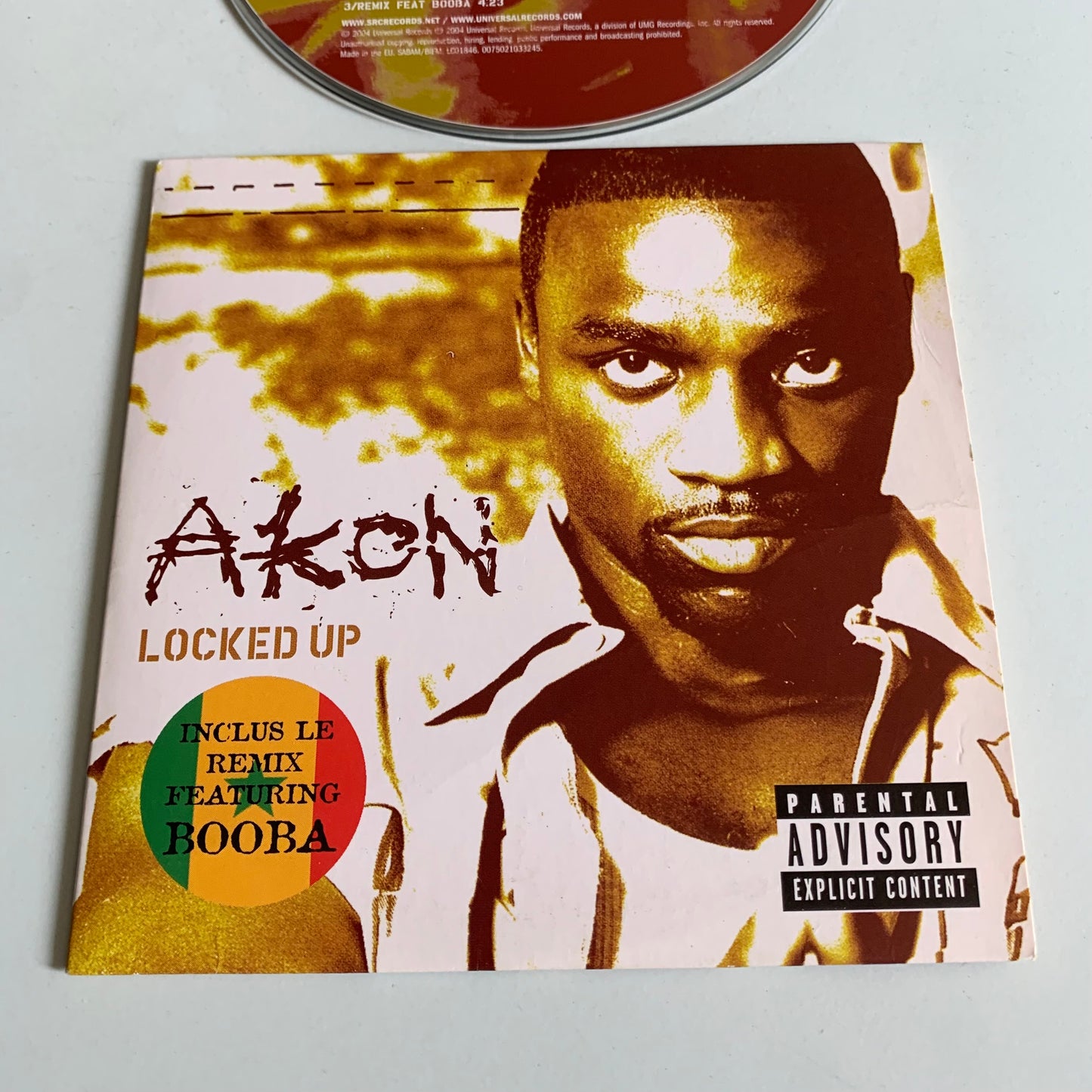 CD - Akon Feat Booba - Locked Up - Single 2004 Occasion