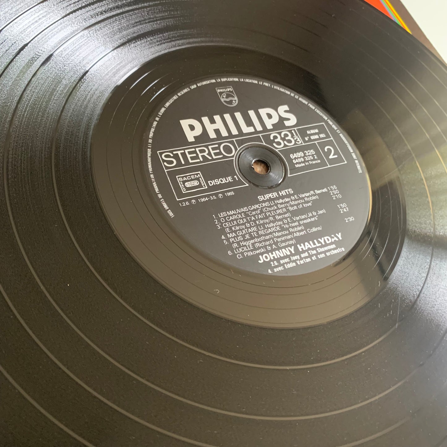 Johnny Hallyday - Super Hits - Le Penitencier - Double LP Occasion