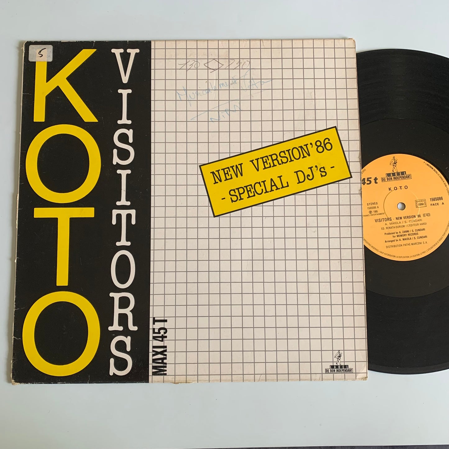 Koto - Visitors - New Version’ 86 - Maxi Single 1985 Occasion