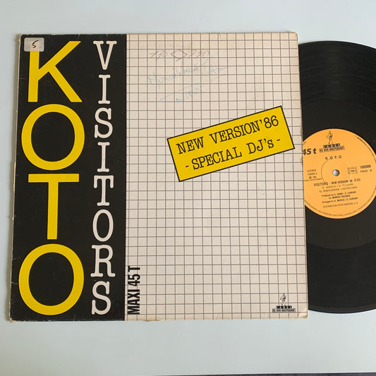 Koto - Visitors - New Version’ 86 - Maxi Single 1985 Occasion