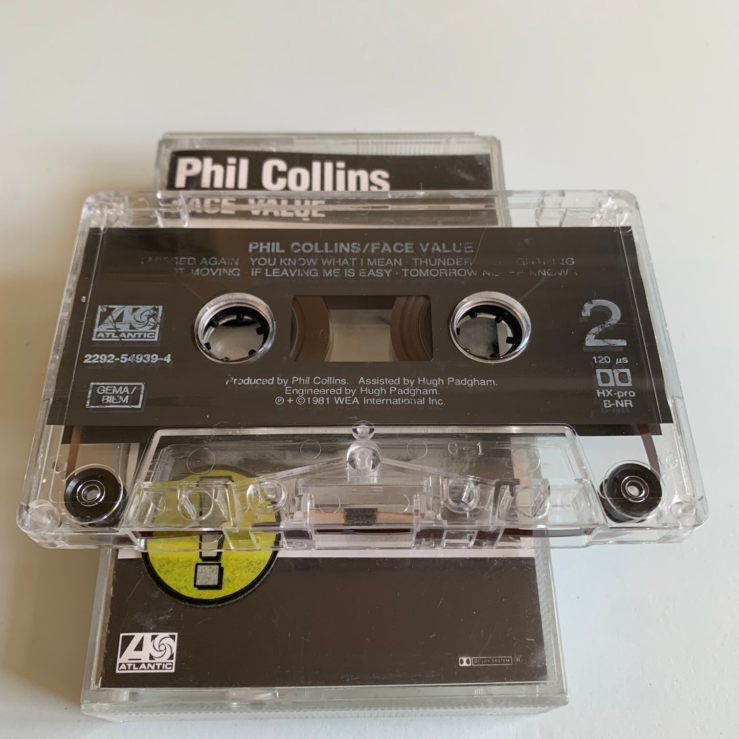 Phil Collins - Face Value 1981 Occasion