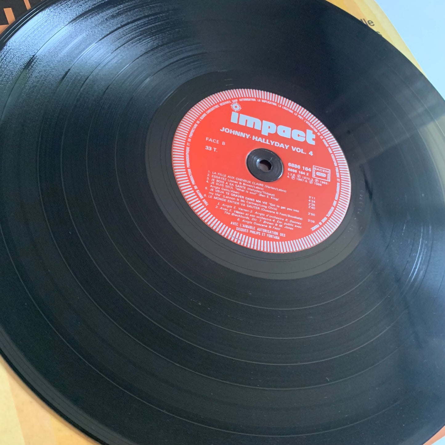 Johnny Hallyday - Volume 4 - LP 1977