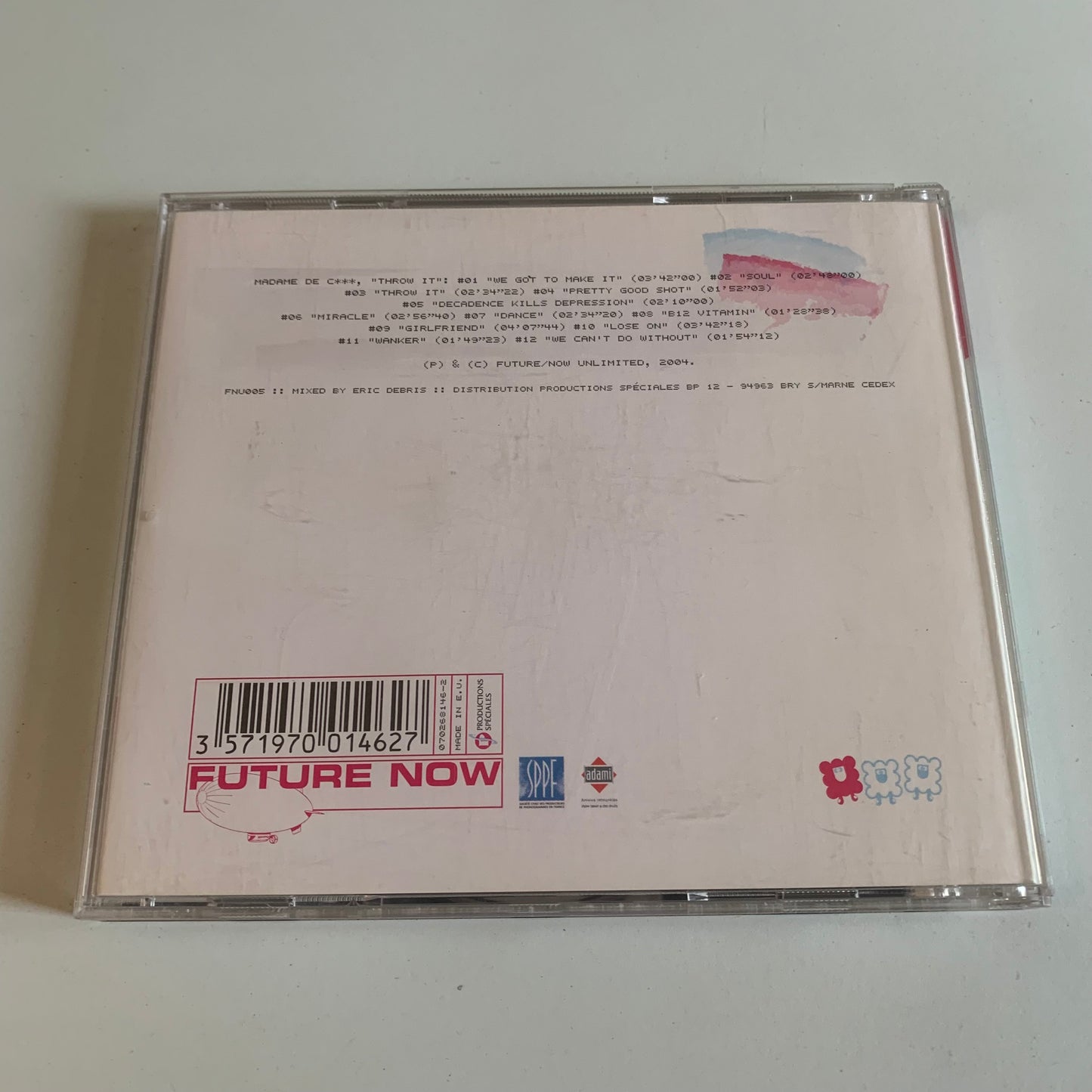 CD - Madame De C*** - Throw It - 2004 Occasion