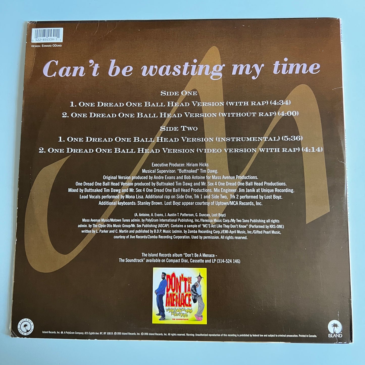 Mona Lisa - Can't Be Wasting My Time - Single 1996