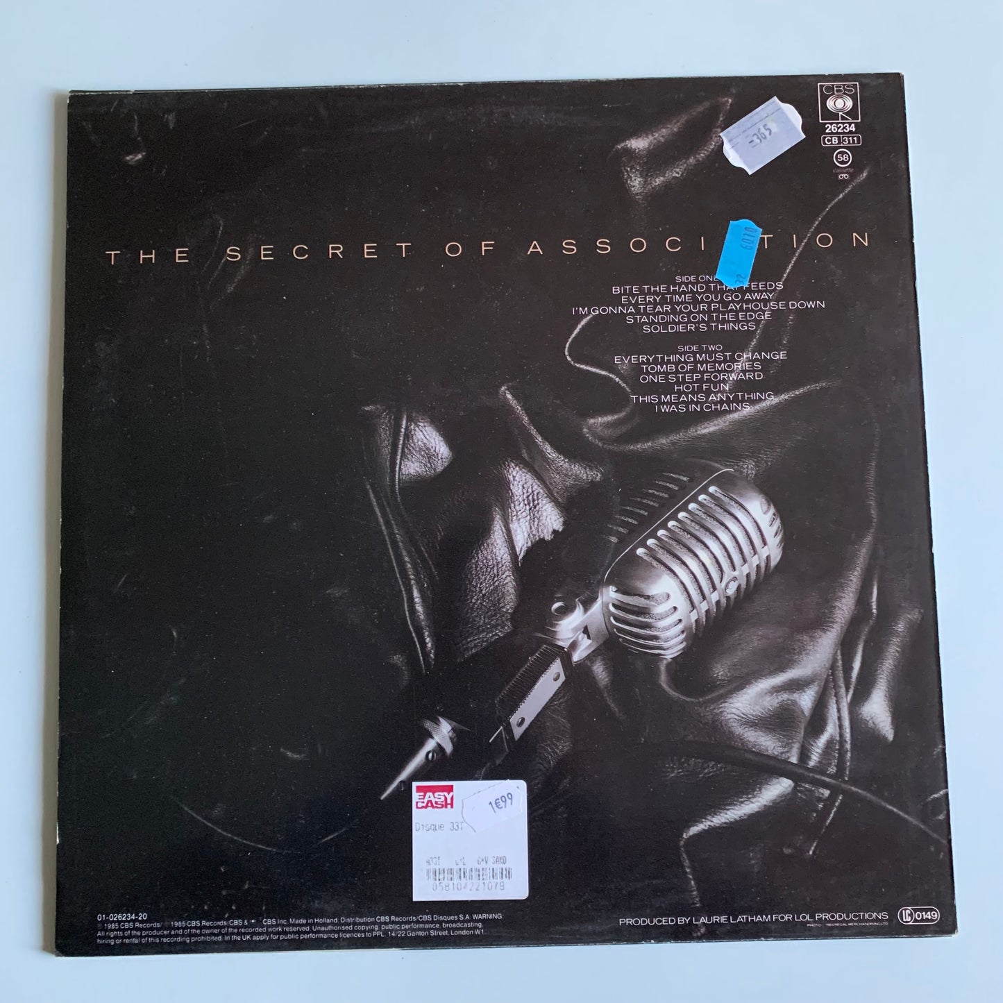 Paul Young - The Secret Of Association - LP 1985 Occasion