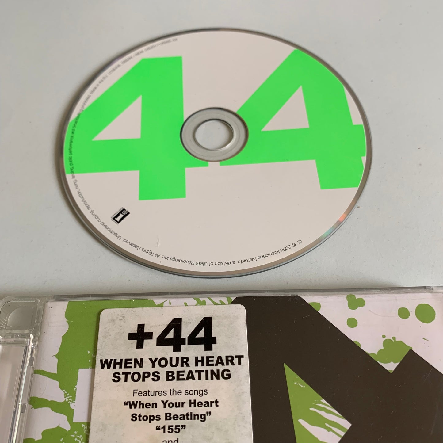 CD - +44 - When Your Heart Stops Beating - 2006 Occasion