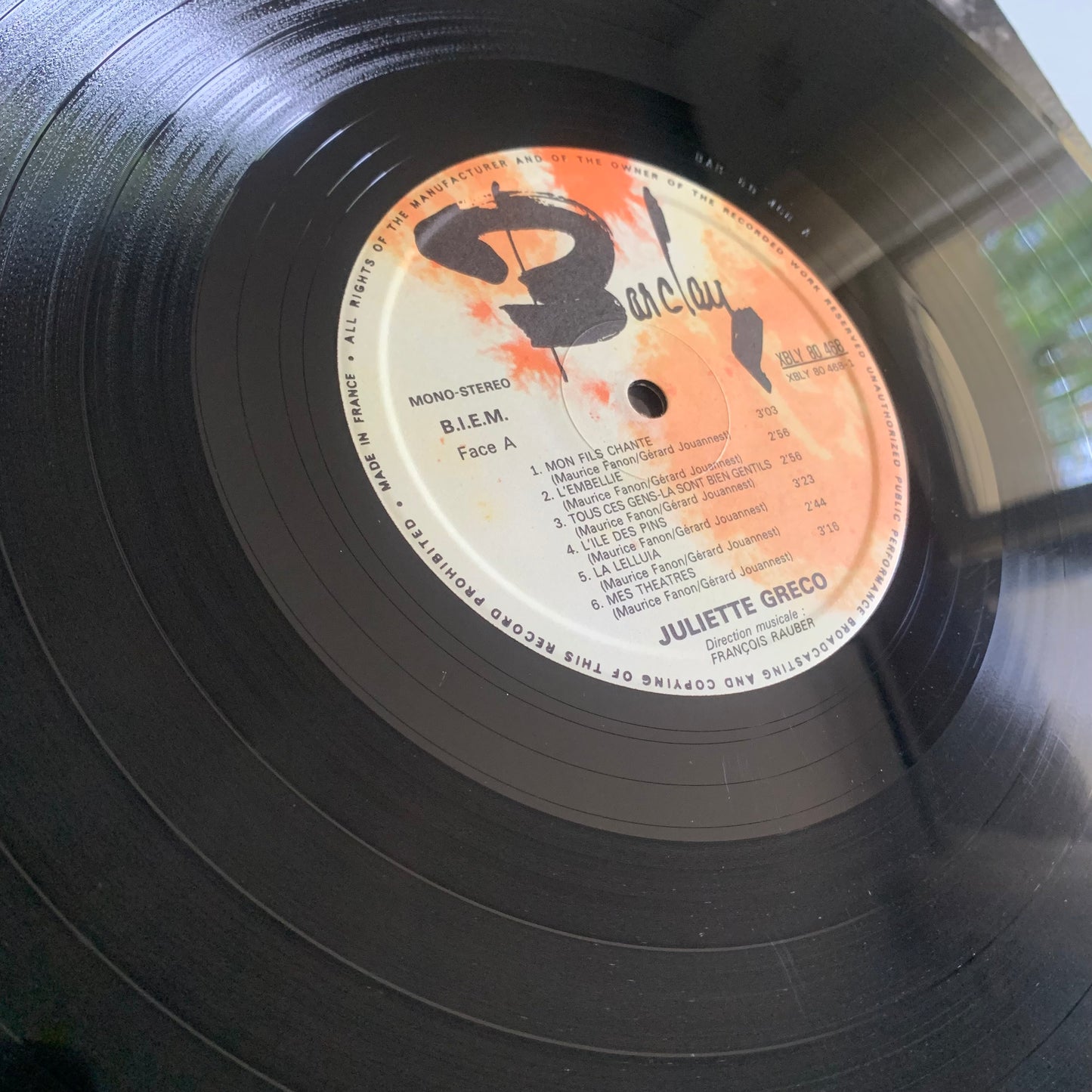 Juliette Greco - Dédicacé - LP 1972 Occasion