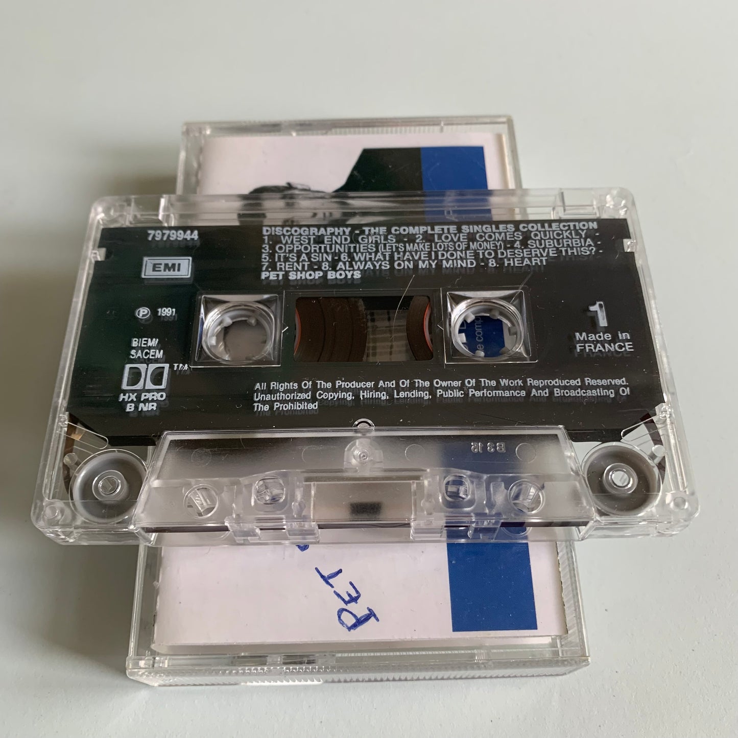 Pet Shop Boys - Discography The Complete Singles Collection - 1991 Occasion