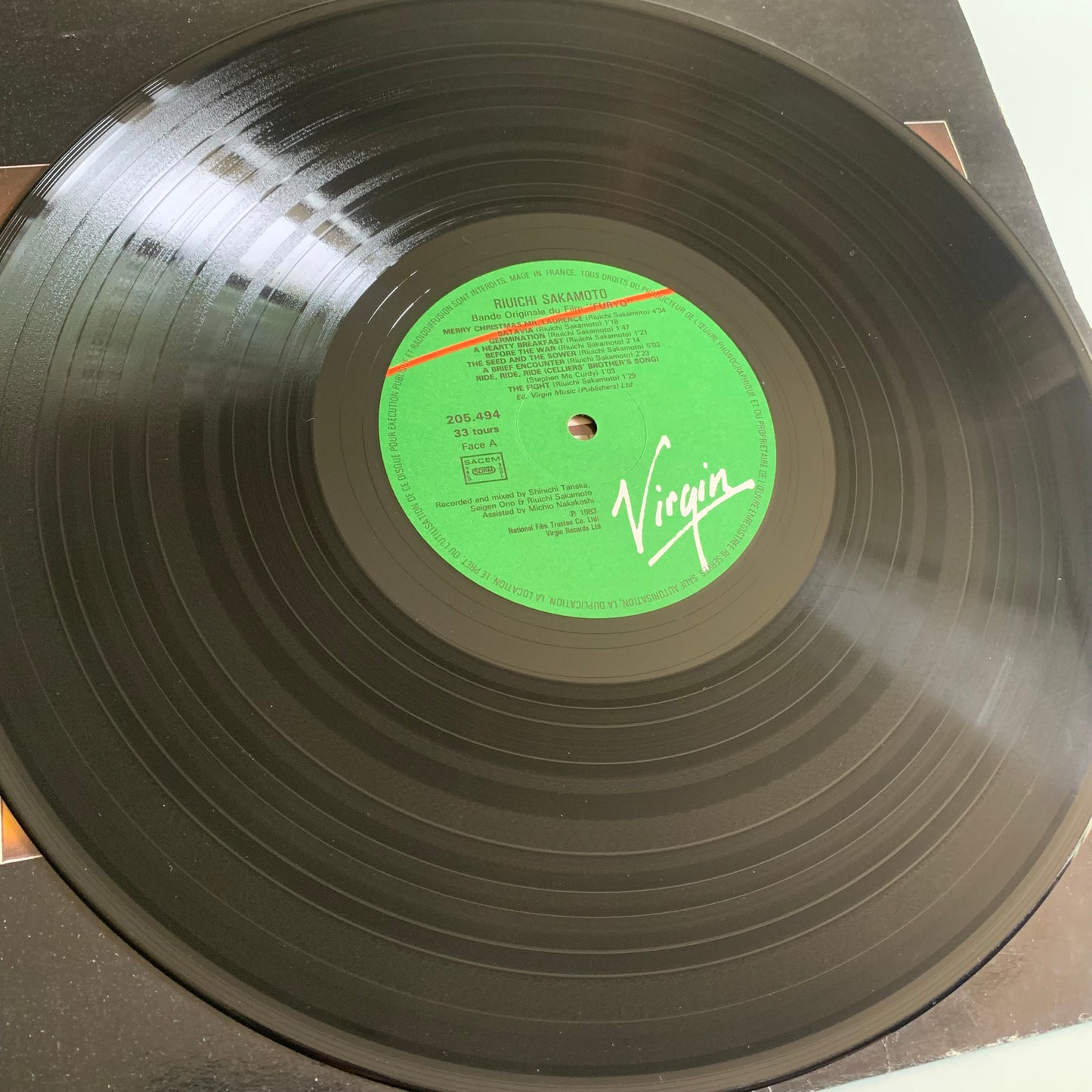 Ryuichi Sakamoto - Furyo - Bande Originale Du Film - 1983 Occasion