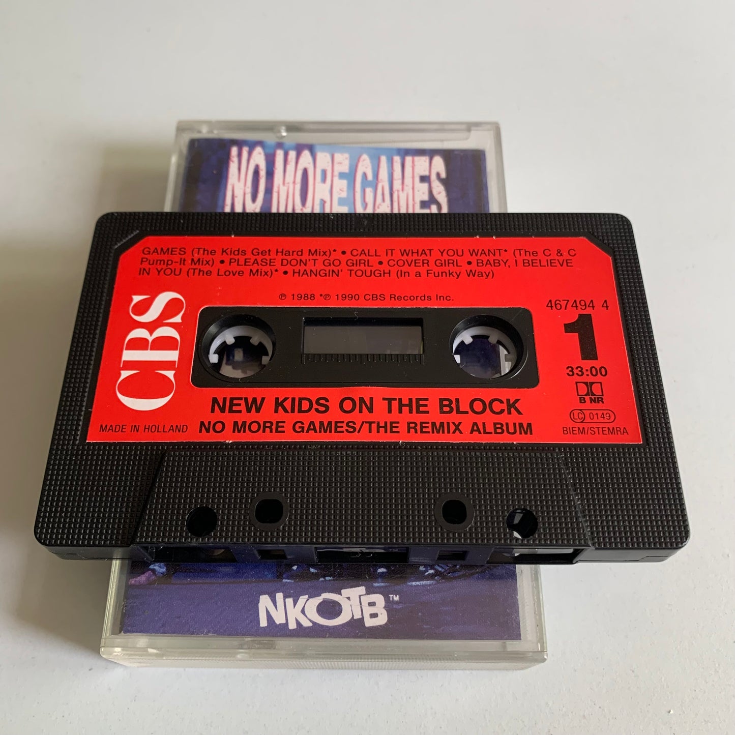 NKOTB New Kids On The Block - No More Games (The Remix Album) - 1990 Occasion