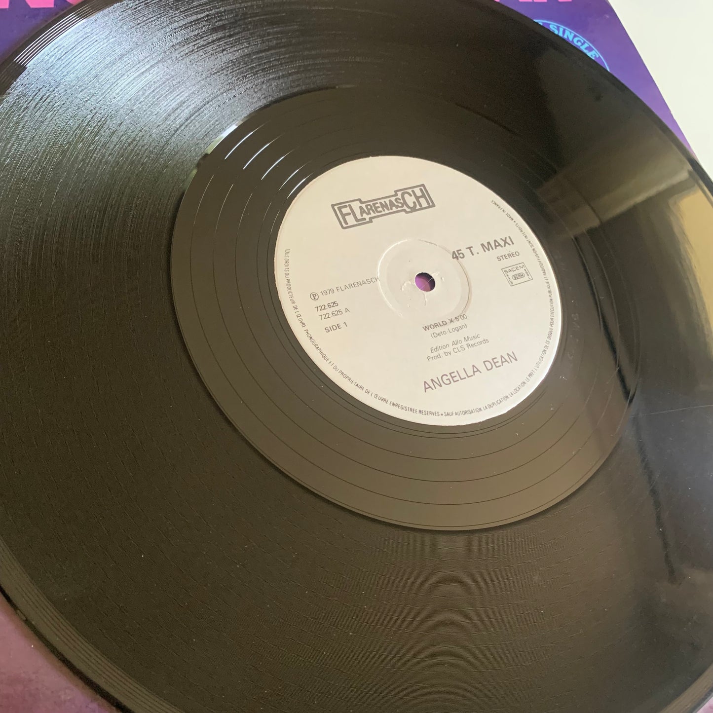 Angella Dean - World X - Maxi Single 1979 Occasion