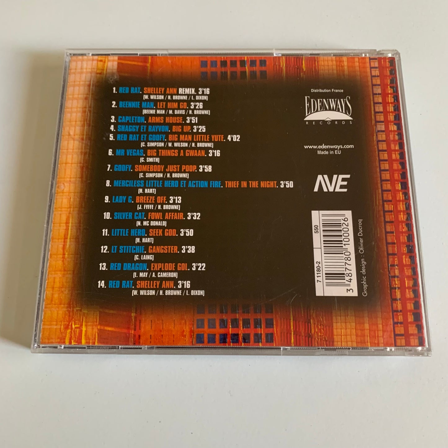 CD - Variétés Compilation - Eden’s Ragga - Occasion