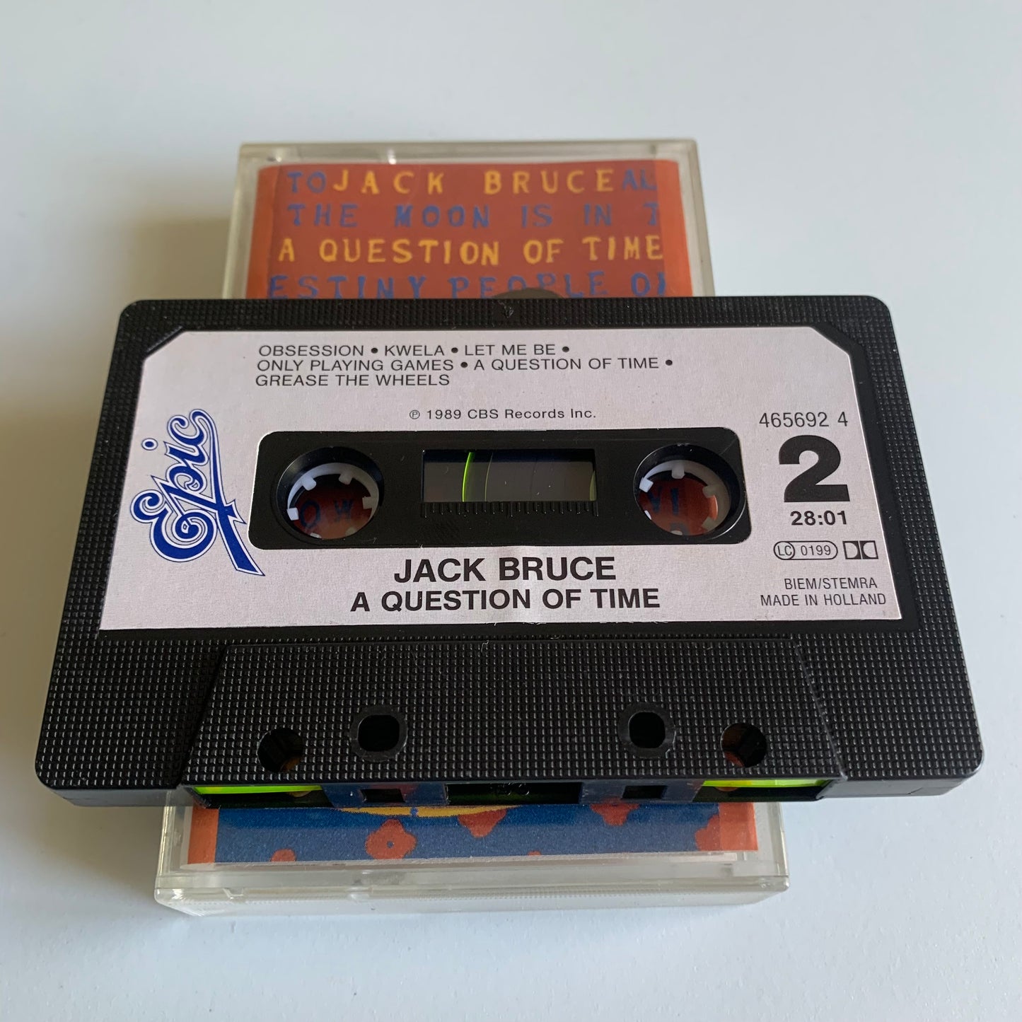 Jack Bruce - A Question Of Time 1989 Occasion