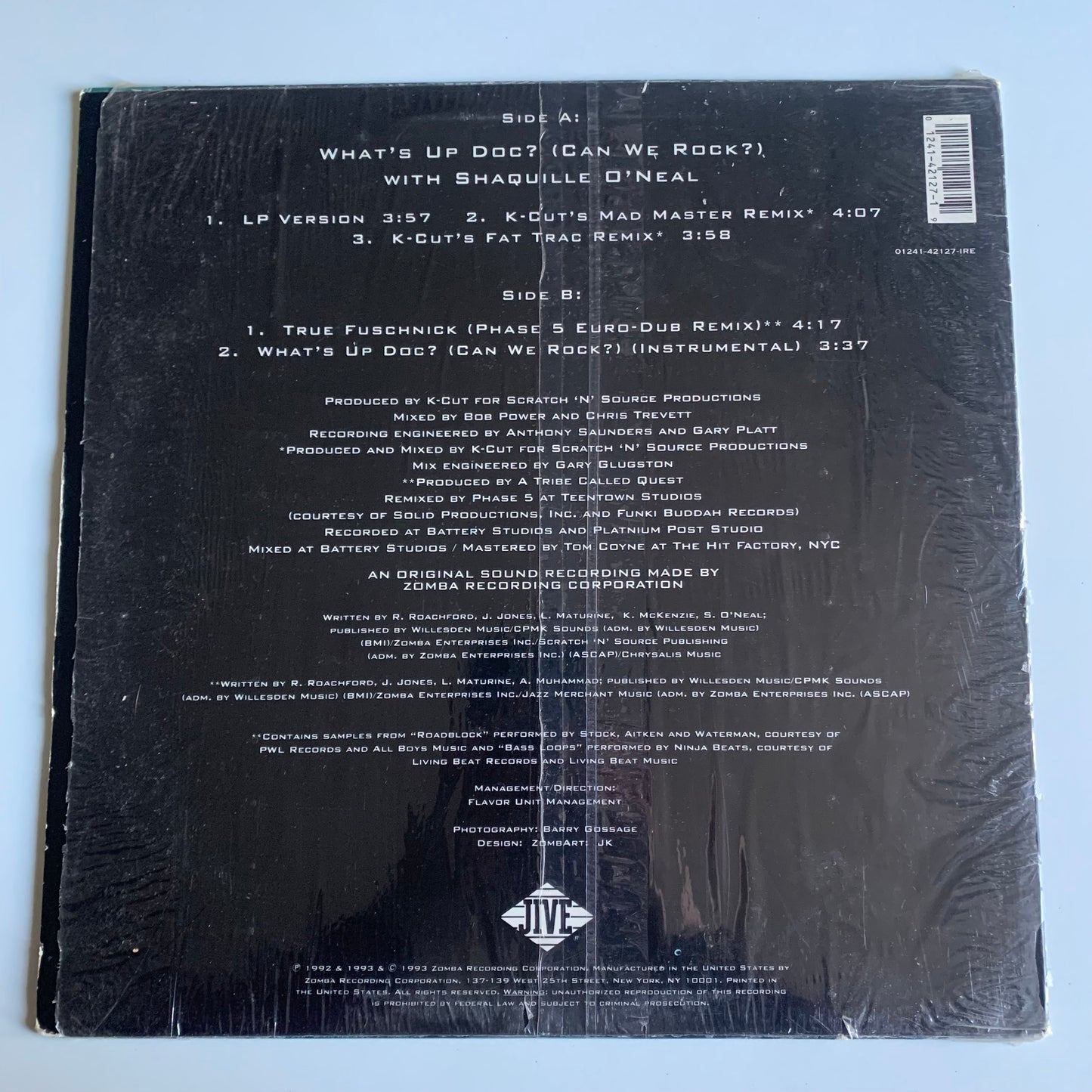 Fu-Schnickens - Shaquille O'Neal (Shaq-Fu) - Single 1993