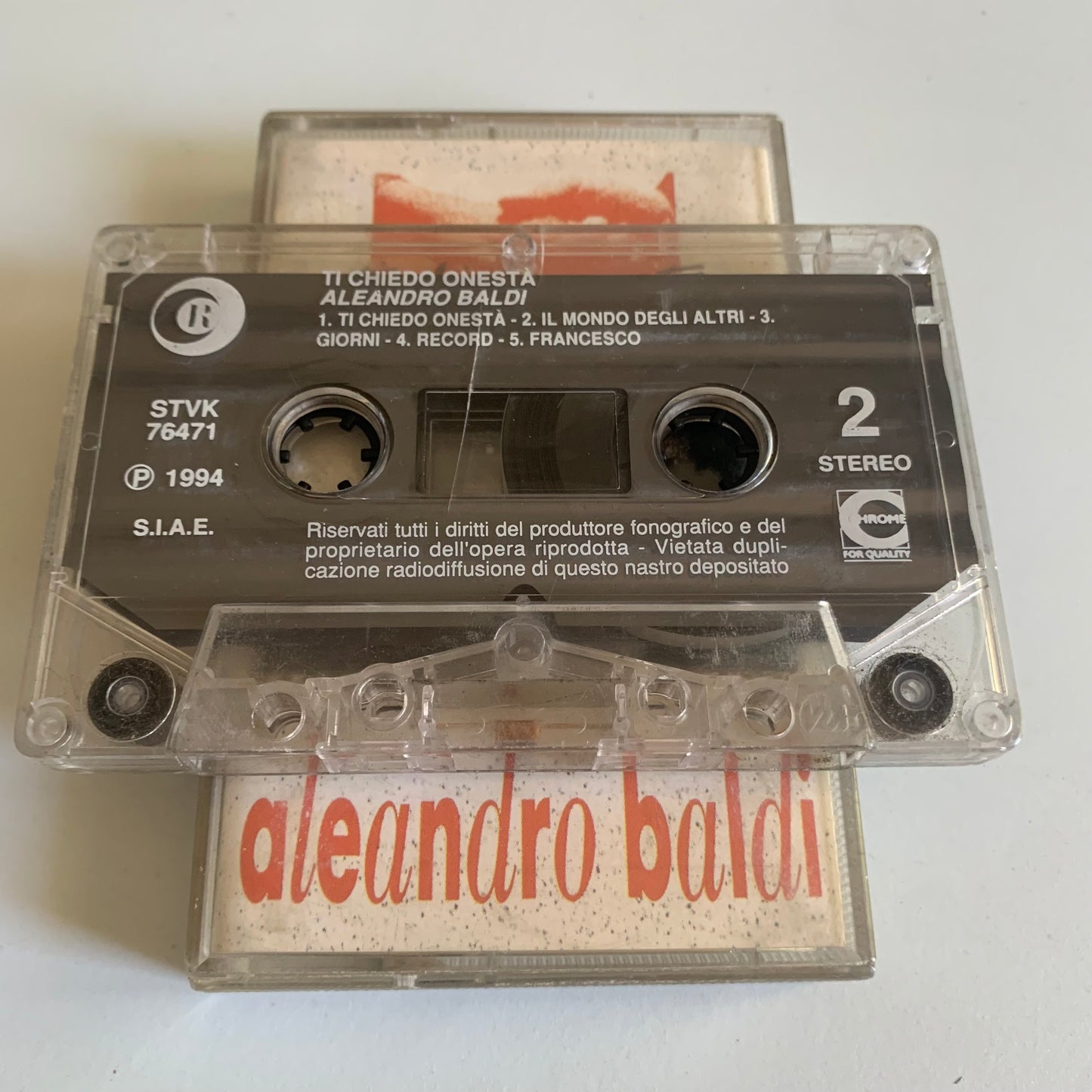 Aleandro Baldi - Ti Chiedo Onestà - 1994 Occasion