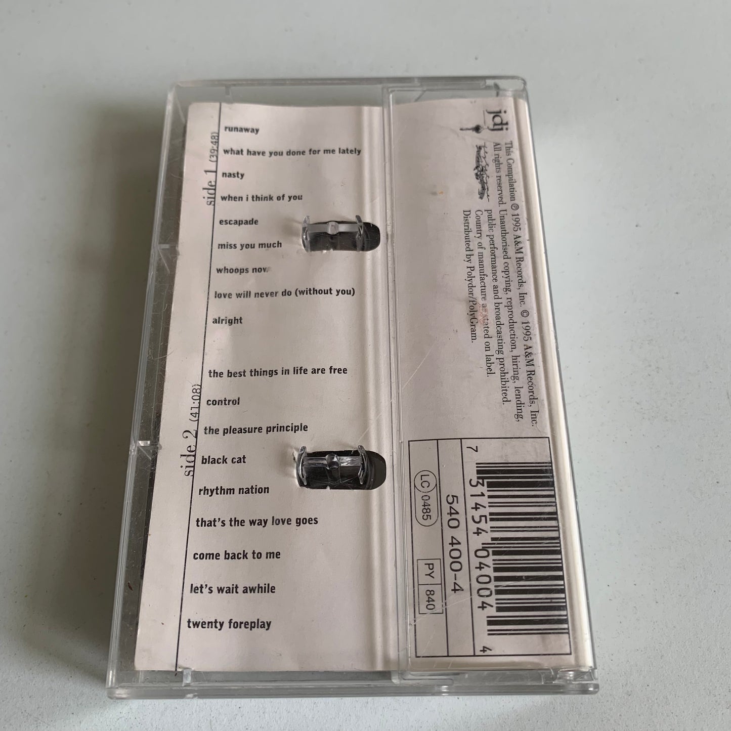 Janet Jackson - Design Of A Decade 1986 / 1996 - 1995 Occasion