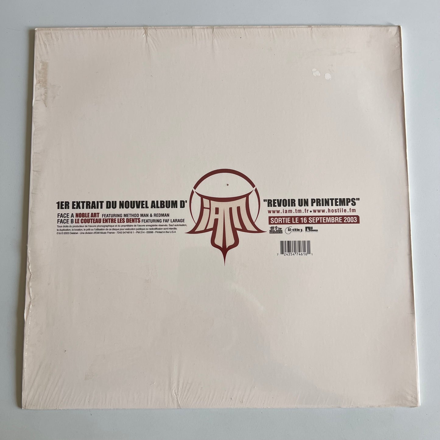 IAM - Method Man - Redman - Noble Art - Single 2003