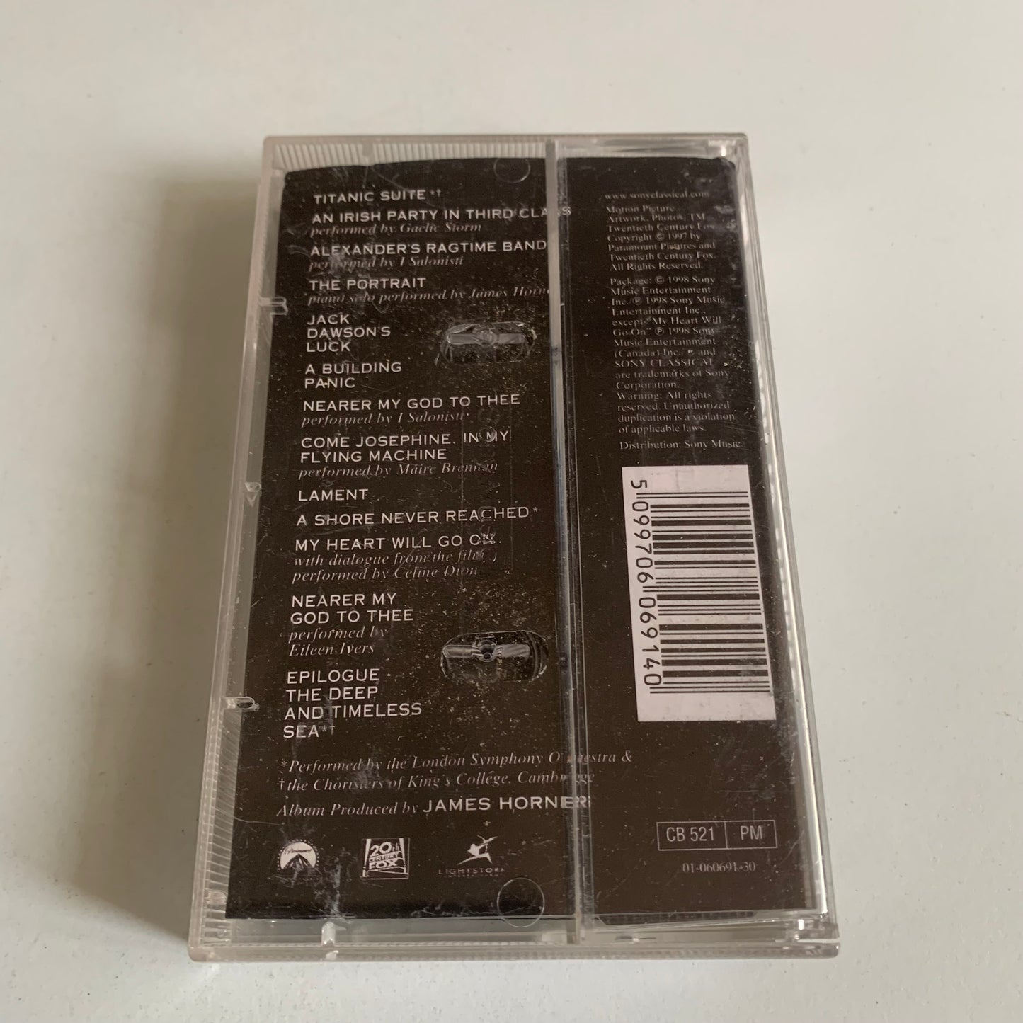 James Horner - Back To Titanic - 1998 Occasion