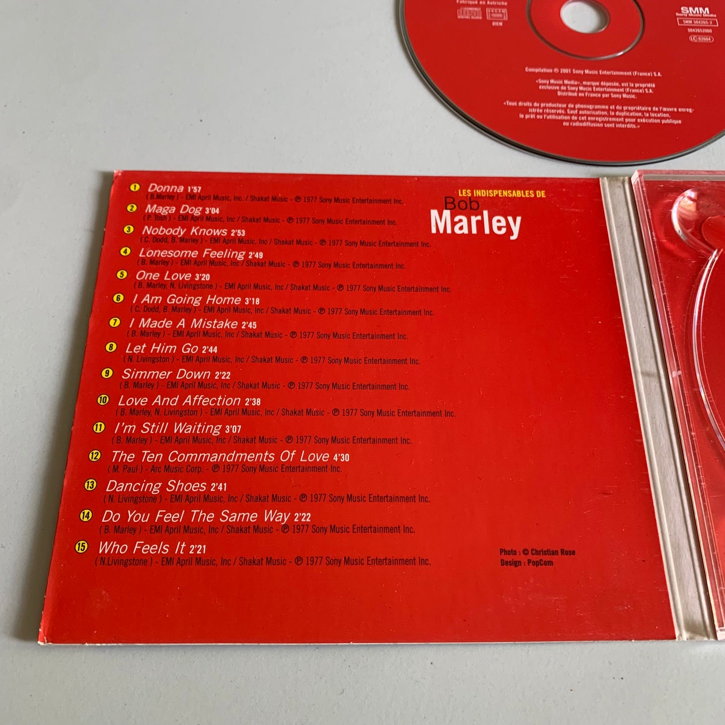 Bob Marley - Les Indispensables De Bob Marley (Versions Originales) - 2001 Occasion