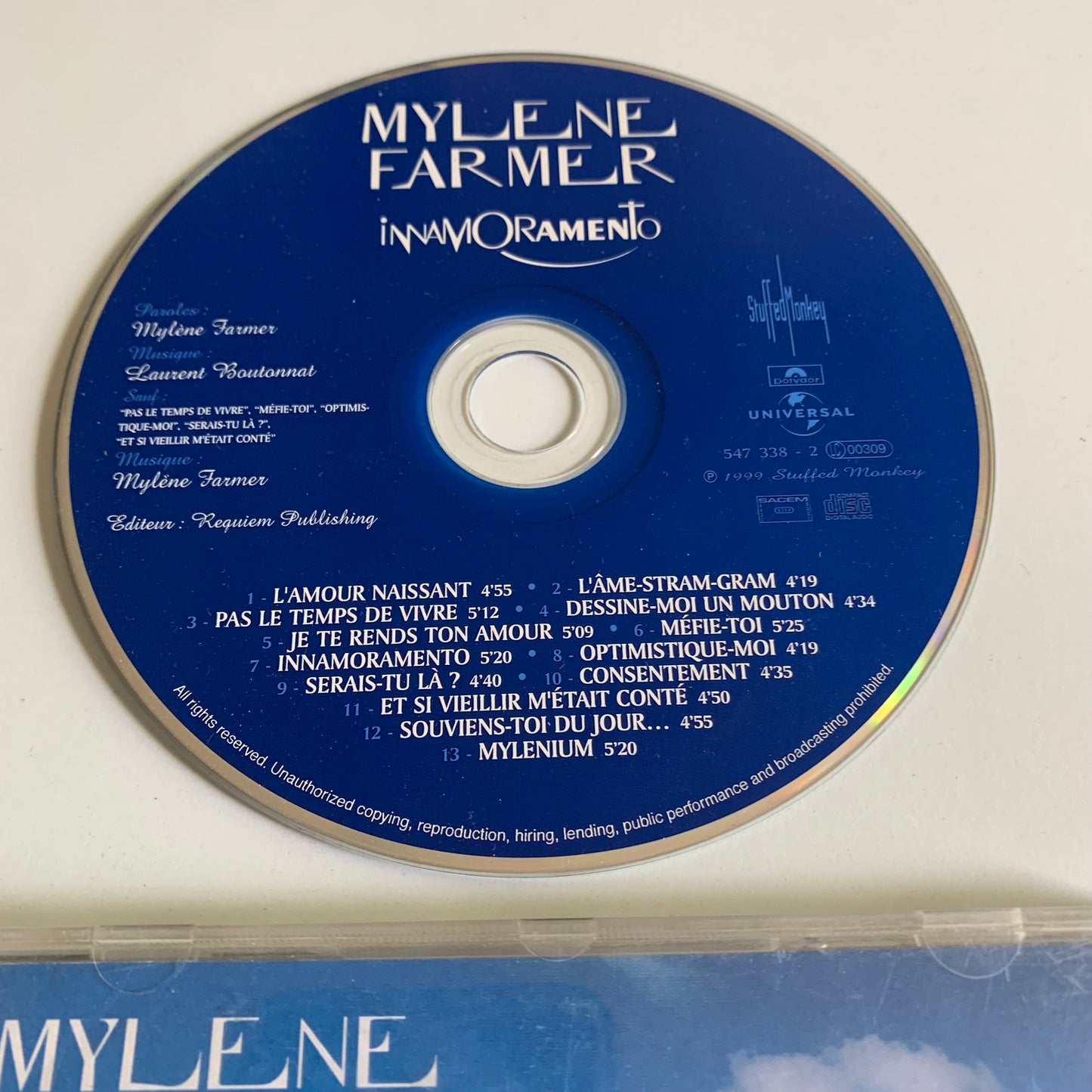 Mylene Farmer - Innamoramento - 1999 Occasion