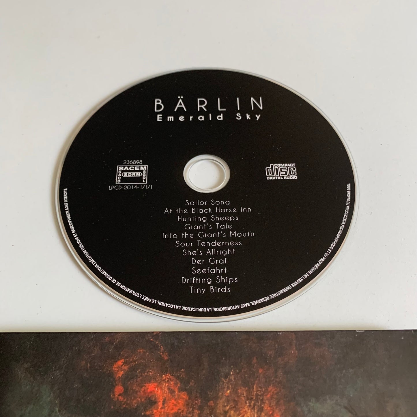 CD - Bärlin - Emerald Sky - 2014 Occasion