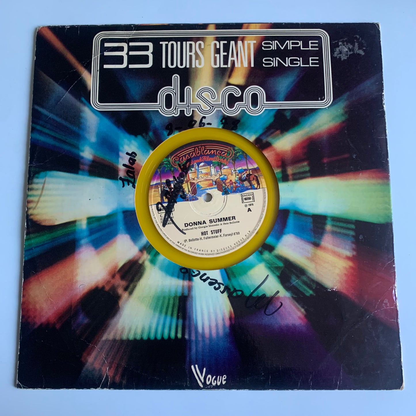 Donna Summer - Hot Stuff / Journey To The Centre Of Your Heart - Single 1979