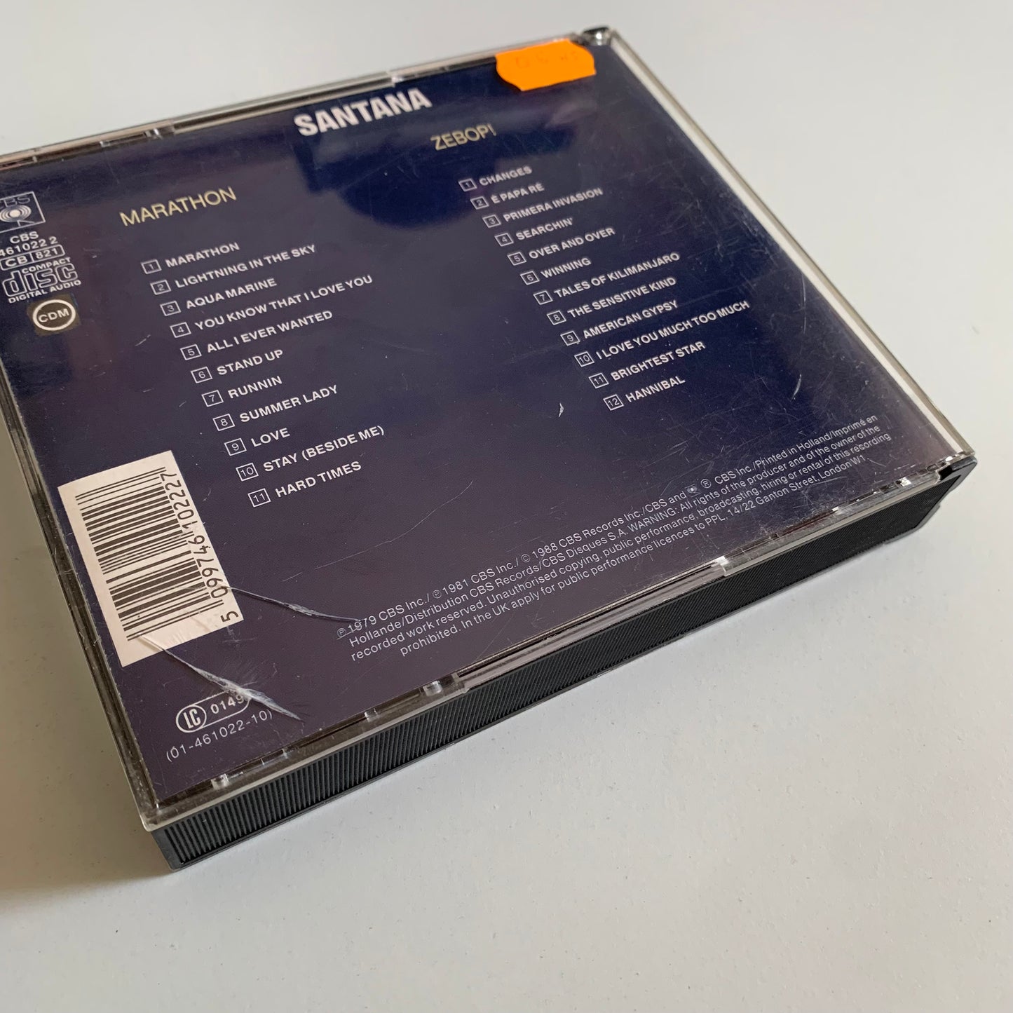 Santana - Marathon / Zebop - 1988 Occasion