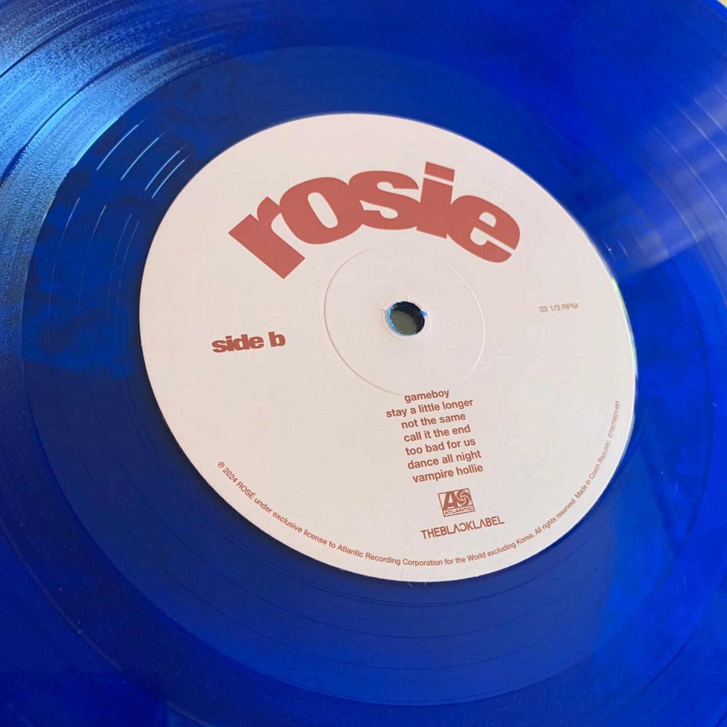 Rosé - Rosie - Limited Édition Blue - LP 2024 Occasion