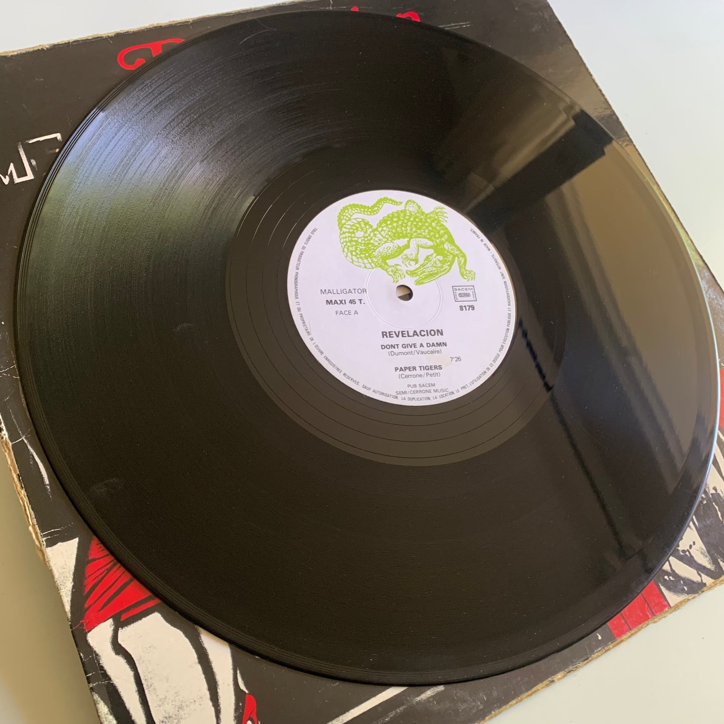 Revelacion - Don't Give A Damn / Living It Up - Single 1982 Occasion