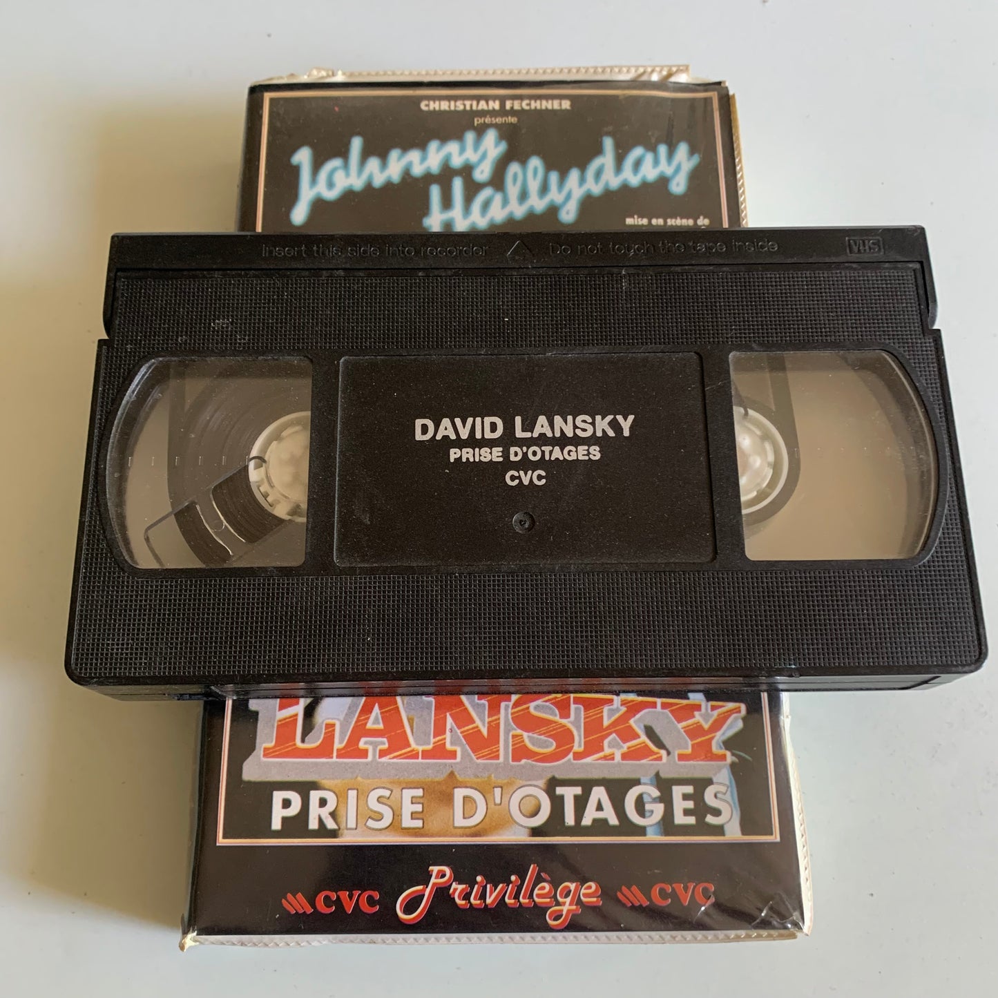 Johnny Hallyday - David Lansky Pris D’Otages - VHS 1989 Occasion