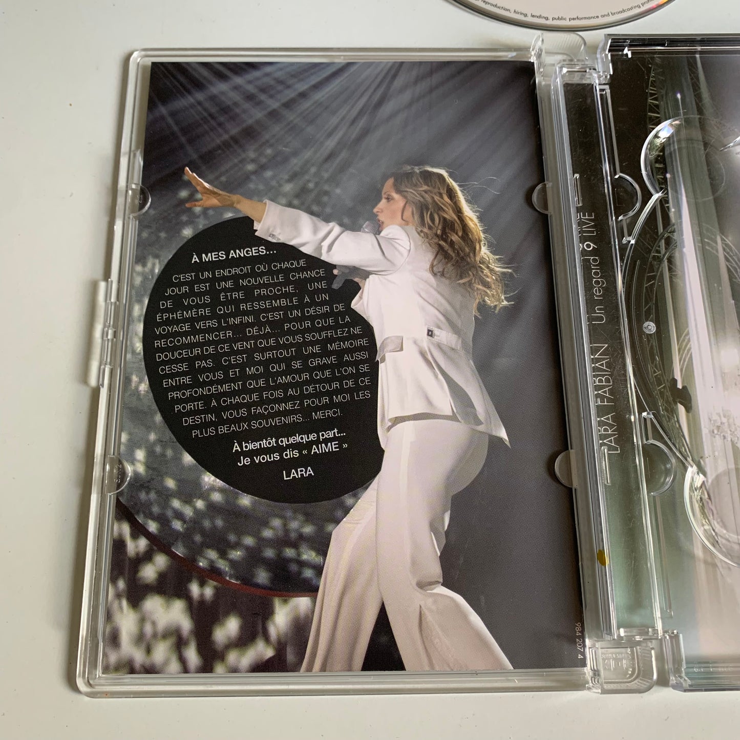 Lara Fabian - Un Regard 9 Live - 2006 Occasion