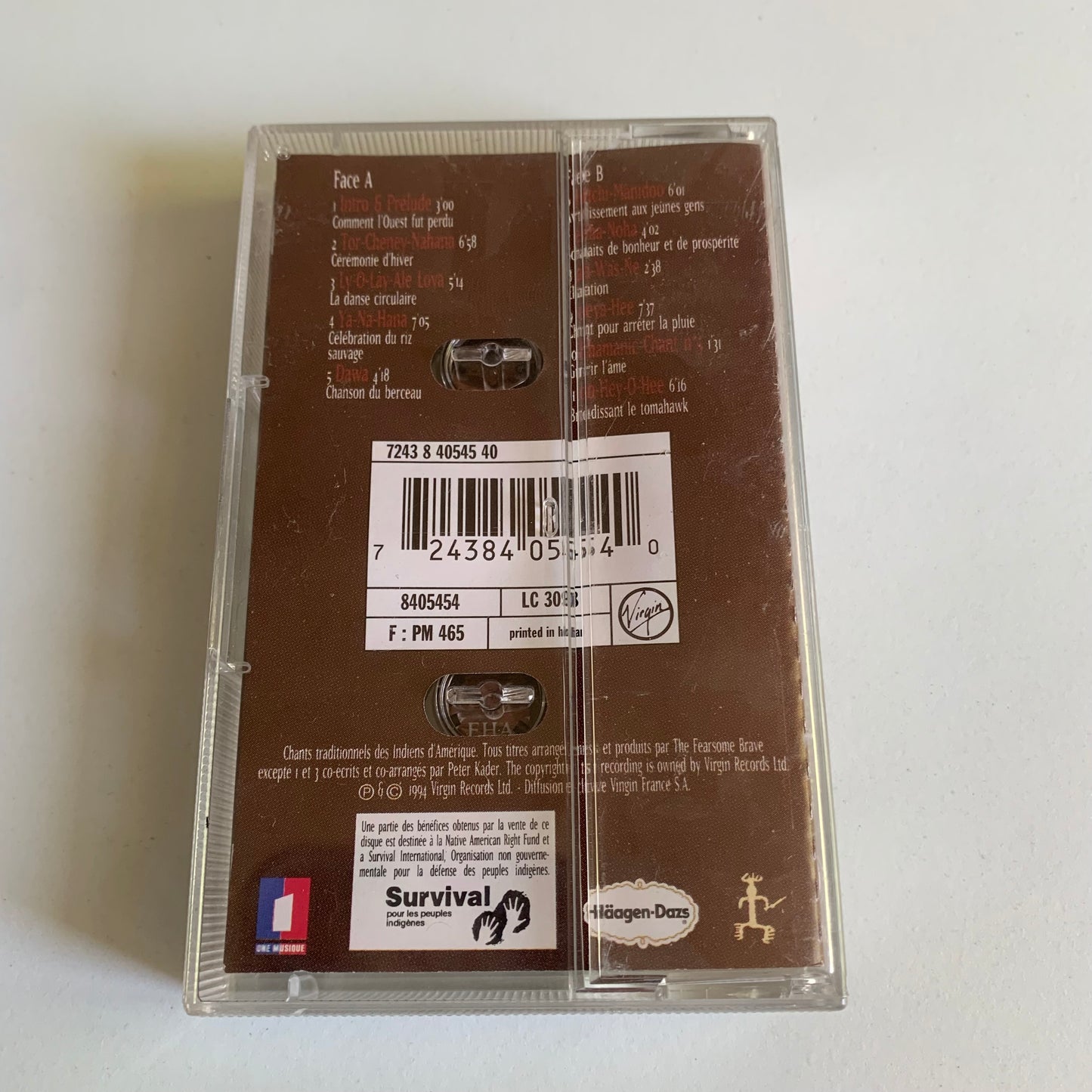 Indiens - Sacred Spirit - Chants Des Indiens D' Amérique - 1994 Occasion