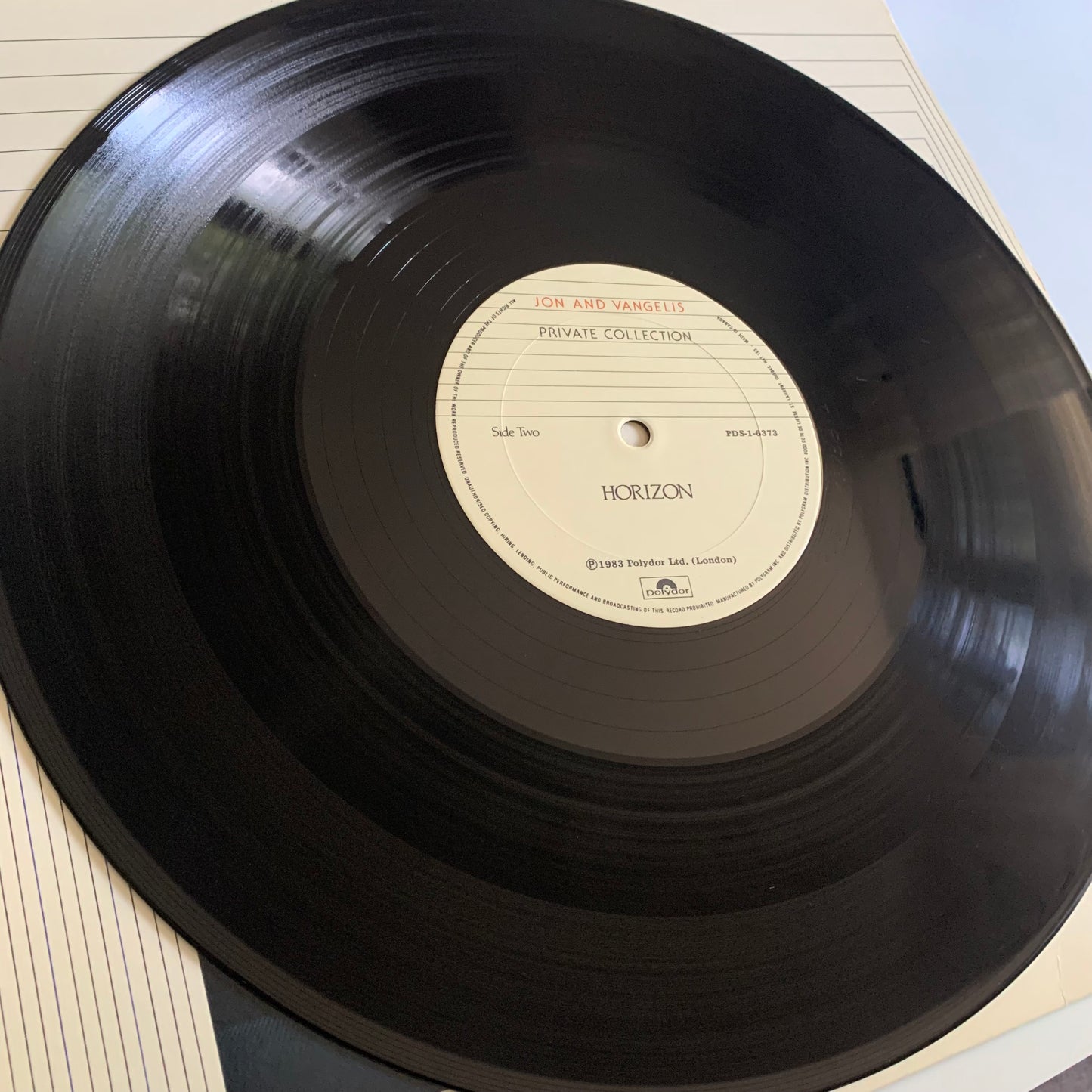Jon And Vangelis - Private Collection - LP 1983 Occasion