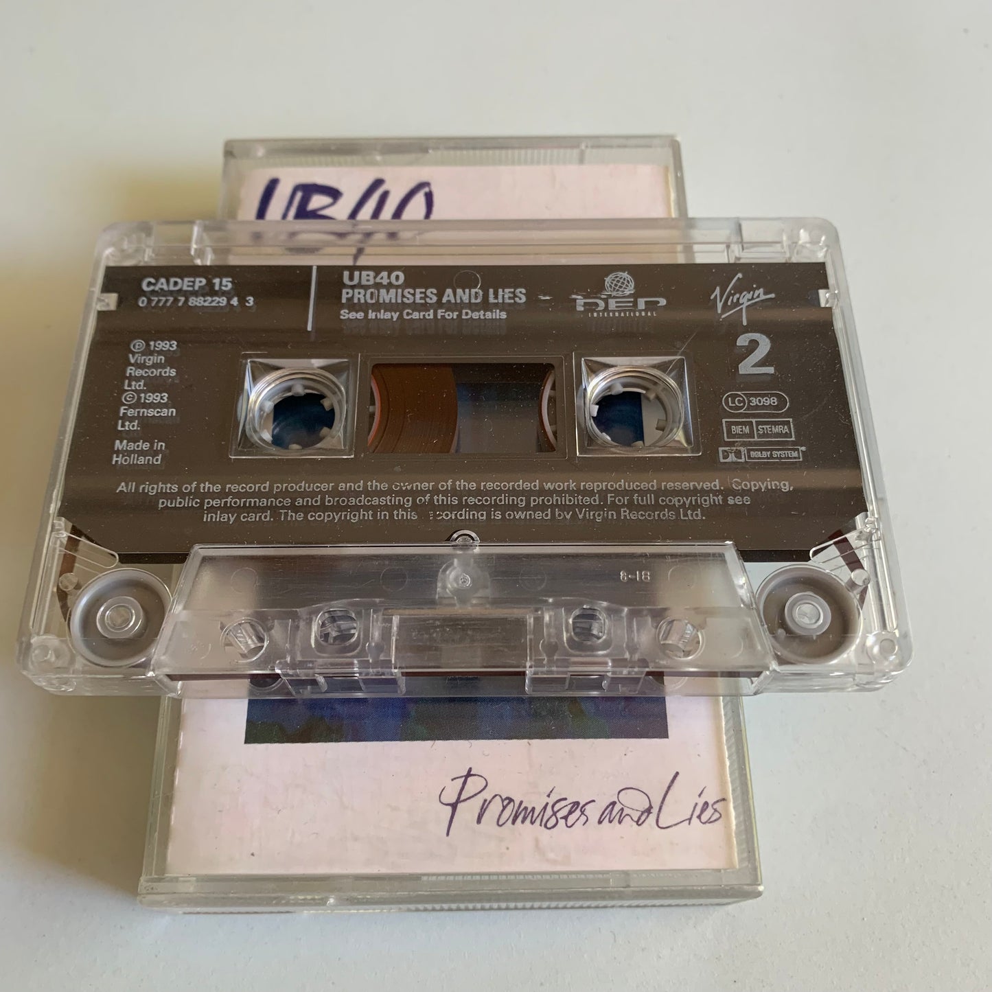 UB40 - Promises And Lies - 1993 Occasion