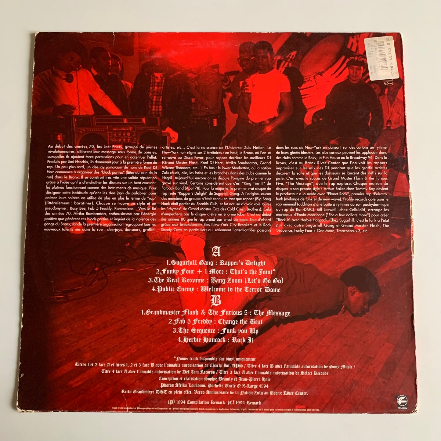 Compilation - Old Skool : Naissance De La Nation Rap - LP 1994