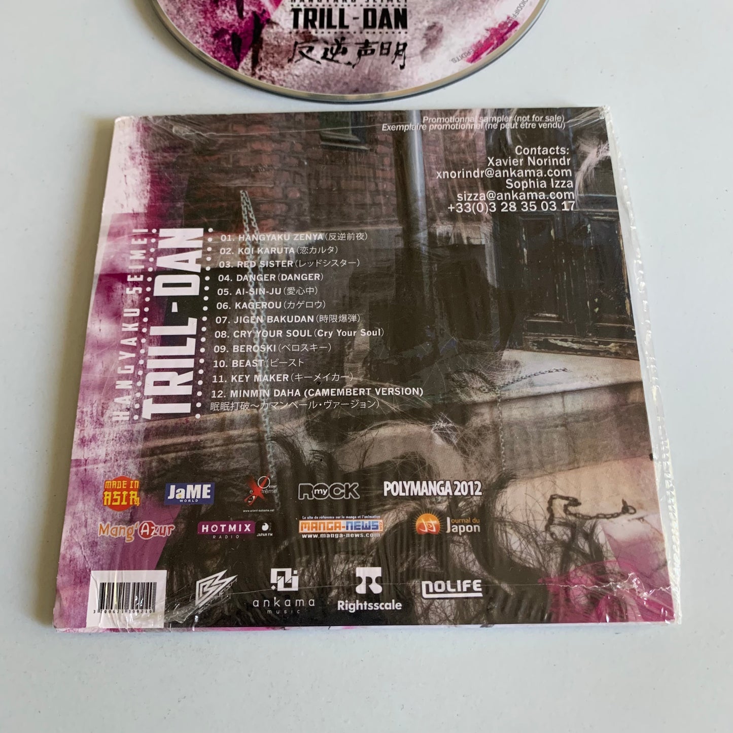 CD - Trill-Dan - Hangyaku Seimei - Single Promo 2012 - Occasion