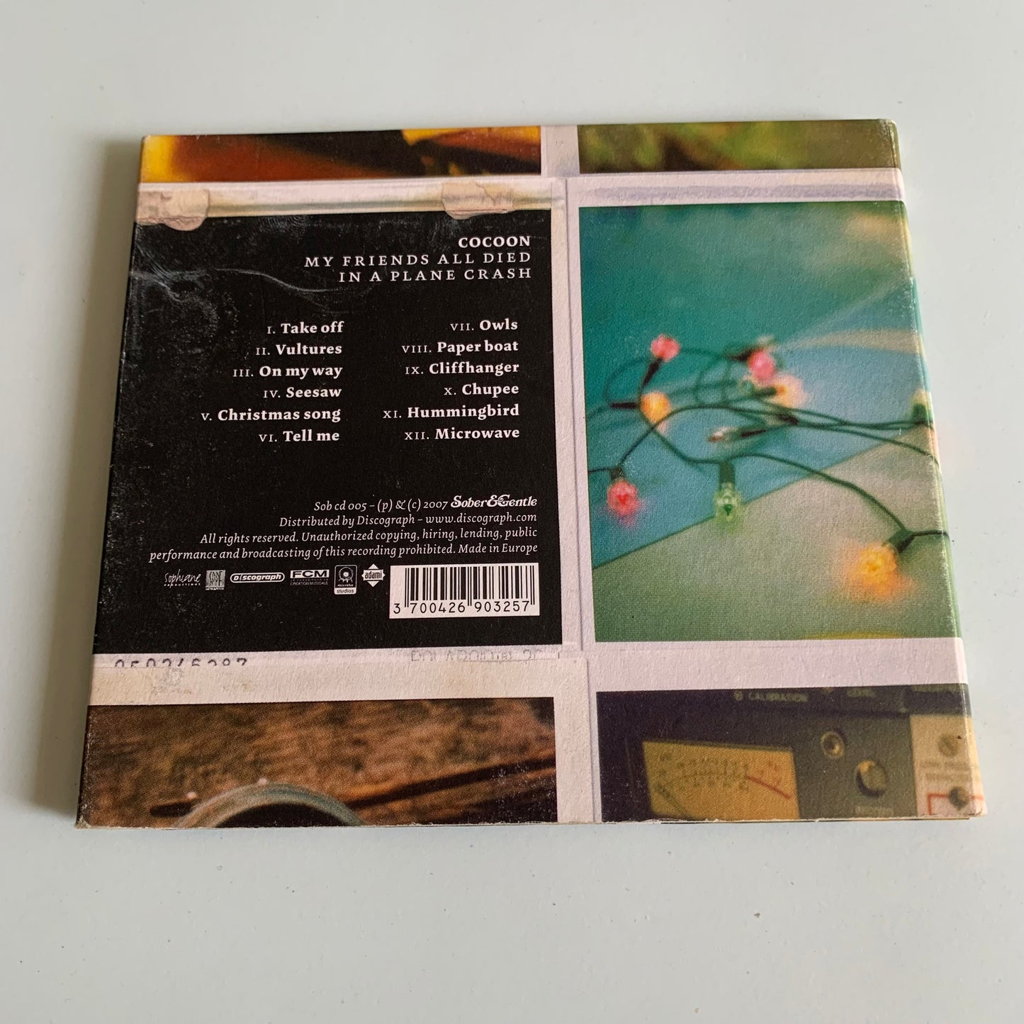 CD - Cocoon - My Friends All Died In A Plane Crash - 2007 Occasion