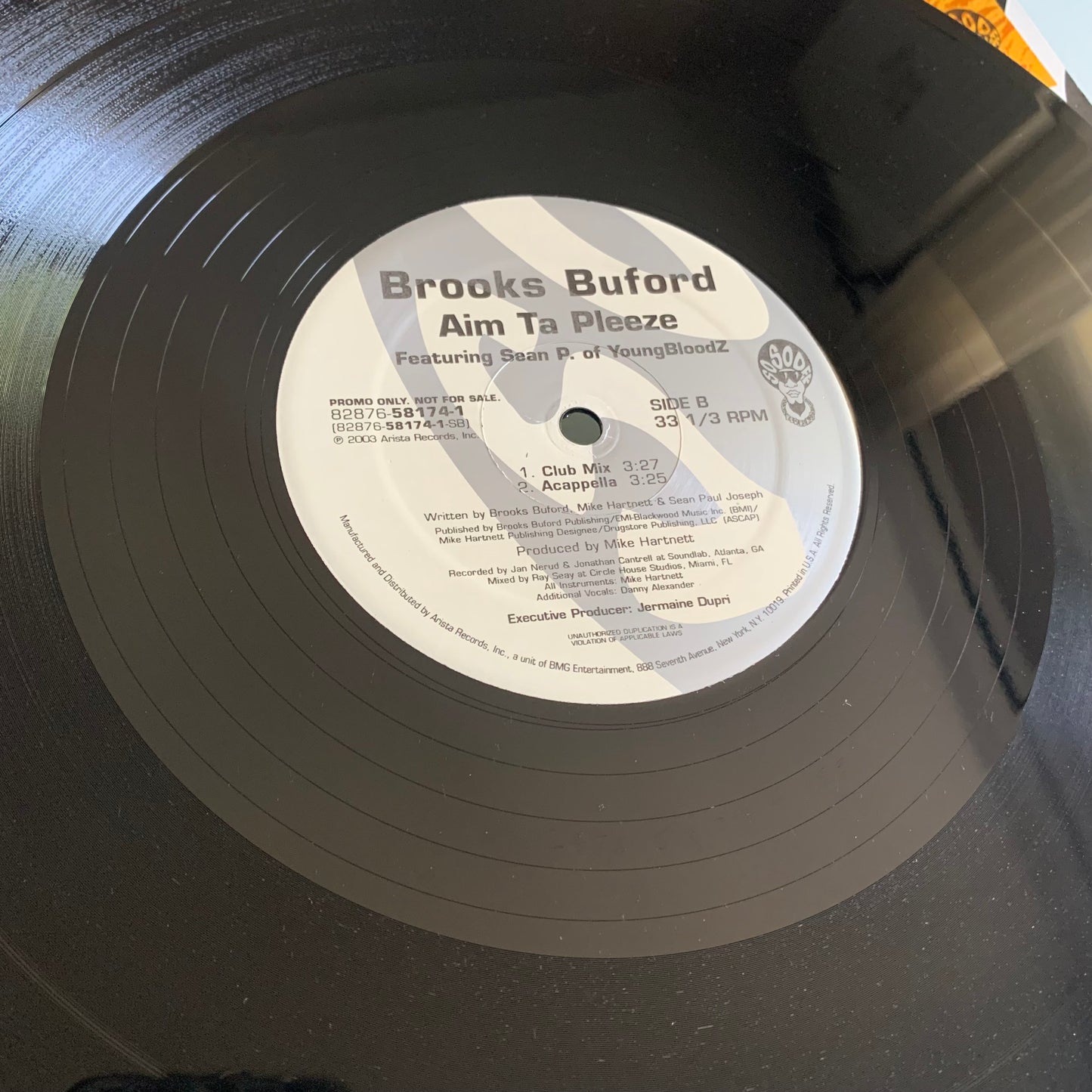 Brooks Buford feat Sean P. - Aim Ta Pleeze - 2003 Single Occasion